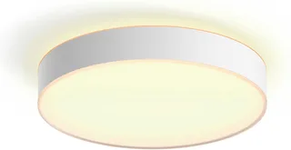 LED Deckenleuchte White Ambiance Devere, für Badezimmer Größe L, 3300lm, Abschaltautomatik, Bluetooth, CCT - über Fernbedienung, Dimmer, Dimmfunktion, Einschlafhilfe, Farbsteuerung, Farbwechsel, Fernbedienung, Infrarot inkl., Memory, nach Trennung vom Netz, Nachtlichtfunktion, Smar van Philips Hue in Wit – productfoto 1 van 5