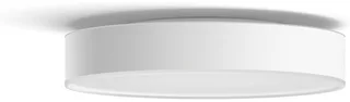 LED Deckenleuchte White Ambiance Devere, für Badezimmer Größe M, 1900lm, Abschaltautomatik, Bluetooth, CCT - über Fernbedienung, Dimmer, Dimmfunktion, Einschlafhilfe, Farbsteuerung, Farbwechsel, Fernbedienung, Infrarot inkl., Memory, nach Trennung vom Netz, Nachtlichtfunktion, Smar van Philips Hue in Wit – productfoto 3 van 5