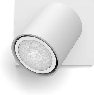 LED Deckenspot White Ambiance Runner 1er Aufbauspot, Abschaltautomatik, Bluetooth, CCT - über Fernbedienung, Dimmfunktion, Einschlafhilfe, Farbsteuerung, Farbwechsel, Memory, nach Trennung vom Netz, Nachtlichtfunktion, Smart Home, Timerfunktion, Weckerfunktion, dimmbar über Fernbedienung van Philips Hue in Wit – productfoto 3 van 5