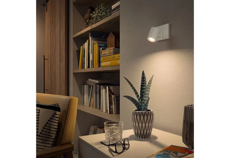 LED Deckenspot White Ambiance Runner 1er Aufbauspot, Abschaltautomatik, Bluetooth, CCT - über Fernbedienung, Dimmfunktion, Einschlafhilfe, Farbsteuerung, Farbwechsel, Memory, nach Trennung vom Netz, Nachtlichtfunktion, Smart Home, Timerfunktion, Weckerfunktion, dimmbar über Fernbedienung van Philips Hue in Wit – productfoto 2 van 5