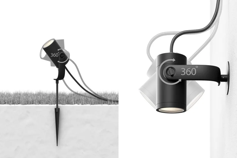 LED Gartenstrahler White & Color Ambiance Lily Spot 1 flg. Erweiterung, Abschaltautomatik, Bluetooth, CCT - über Fernbedienung, Dimmfunktion, Farbsteuerung, Farbwechsel, Leuchtdauer einstellbar, Memoryfunktion, Nachtlichtfunktion, RGB, Smart Home, Timerfunktion, dimmbar über Fern de Philips Hue en Noir – photo produit 5 sur 5