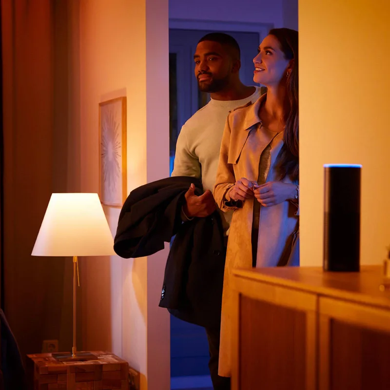 LED lamp 2x E27 8,1 W CCT RGB Bridge Pro van Philips Hue – productfoto 1 van 4