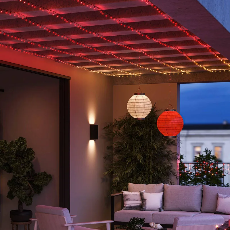 LED lichtketting, CCT RGB 20m van Philips Hue in Zwart, Wit – productfoto 4 van 5