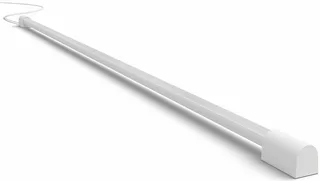 LED Lichtleiste Play Gradient Light Tube 125cm, Abschaltautomatik, Bluetooth, CCT - über Fernbedienung, Dimmfunktion, Farbsteuerung, Farbwechsel, Leuchtdauer einstellbar, Memoryfunktion, Nachtlichtfunktion, RGB, Smart Home, Timerfunktion, dimmbar über Fernbedienung, erweiterbar, mehrere från Philips Hue i Vit – produktbild 3 av 5