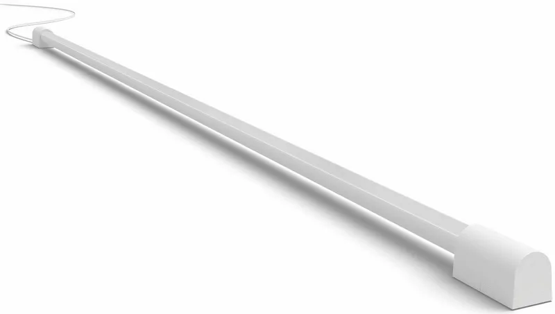 LED Lichtleiste Play Gradient Light Tube 125cm, Abschaltautomatik, Bluetooth, CCT - über Fernbedienung, Dimmfunktion, Farbsteuerung, Farbwechsel, Leuchtdauer einstellbar, Memoryfunktion, Nachtlichtfunktion, RGB, Smart Home, Timerfunktion, dimmbar über Fernbedienung, erweiterbar, mehrere från Philips Hue i Vit – produktbild 3 av 5