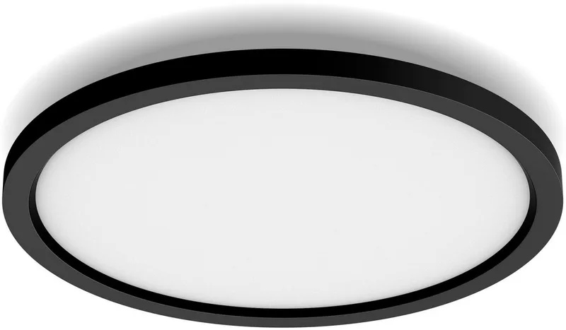 LED Panel White Ambiance Aurelle Panel, Abschaltautomatik, Bluetooth, CCT - über Fernbedienung, Dimmfunktion, Farbsteuerung, Leuchtdauer einstellbar, Memoryfunktion, Nachtlichtfunktion, Smart Home, Timerfunktion, dimmbar über Fernbedienung, erweiterbar, mehrere Helligkeitsstufen, LED fes de Philips Hue en Noir – photo produit 1 sur 5