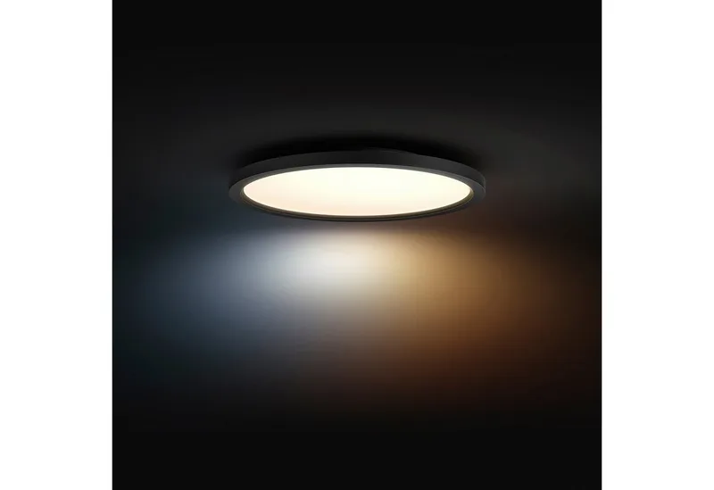 LED Panel White Ambiance Aurelle Panel, Abschaltautomatik, Bluetooth, CCT - über Fernbedienung, Dimmfunktion, Farbsteuerung, Leuchtdauer einstellbar, Memoryfunktion, Nachtlichtfunktion, Smart Home, Timerfunktion, dimmbar über Fernbedienung, erweiterbar, mehrere Helligkeitsstufen, LED fes de Philips Hue en Noir – photo produit 4 sur 5