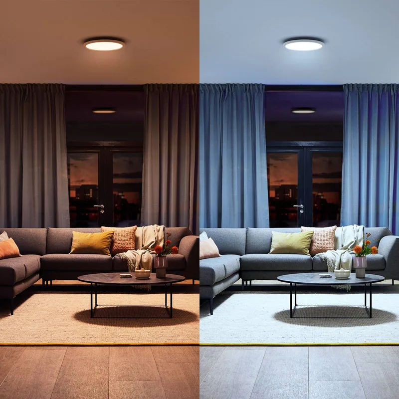 LED plafondlamp White Ambiance Aurelle, Ø 40 cm von Philips Hue in Weiß – Produktfoto 2 von 2