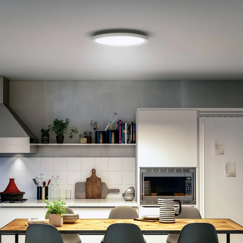 LED plafondlamp White Ambiance Aurelle, Ø 40 cm von Philips Hue in Weiß – Produktfoto 1 von 2
