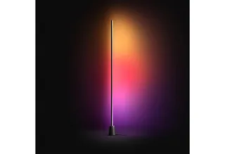 LED Stehlampe Play Stehleuchte, 135 cm, RGBW, Weiß & Farbverläufe, smartes Licht, Abschaltautomatik, Bluetooth, CCT - über Fernbedienung, Dimmer, Dimmfunktion, Farbsteuerung, Farbwechsel, Leuchtdauer einstellbar, Memoryfunktion, Nachtlichtfunktion, RGB, Smart Home, Timerfunktion, Weckerf de Philips Hue en Noir – photo produit 4 sur 5