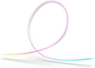 LED-Streifen Essential Flex Gradient LED-Streifen RGBIC farbfähig, lebendige Farben, flexible Innenbeleuchtung, komp. mit gängigen Smart-Home-Assistenten van Philips Hue in Wit – productfoto 2 van 5