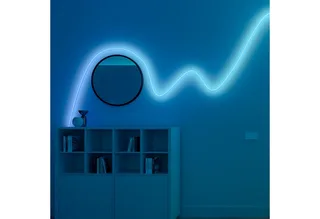LED-Streifen Essential Flex Gradient LED-Streifen RGBIC farbfähig, lebendige Farben, flexible Innenbeleuchtung, komp. mit gängigen Smart-Home-Assistenten van Philips Hue in Wit – productfoto 5 van 5