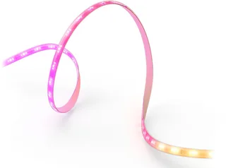 LED-Streifen Flux Gradient Lightstrip, Zuschneidbar, erweiterbar, Chromasync™, App- und Sprachsteuerung van Philips Hue in Wit – productfoto 2 van 5