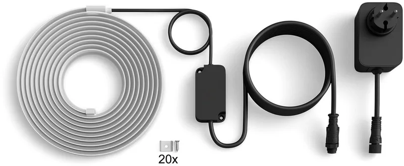 LED-Streifen Flux Gradient Outdoor Lightstrip van Philips Hue in Wit – productfoto 3 van 5