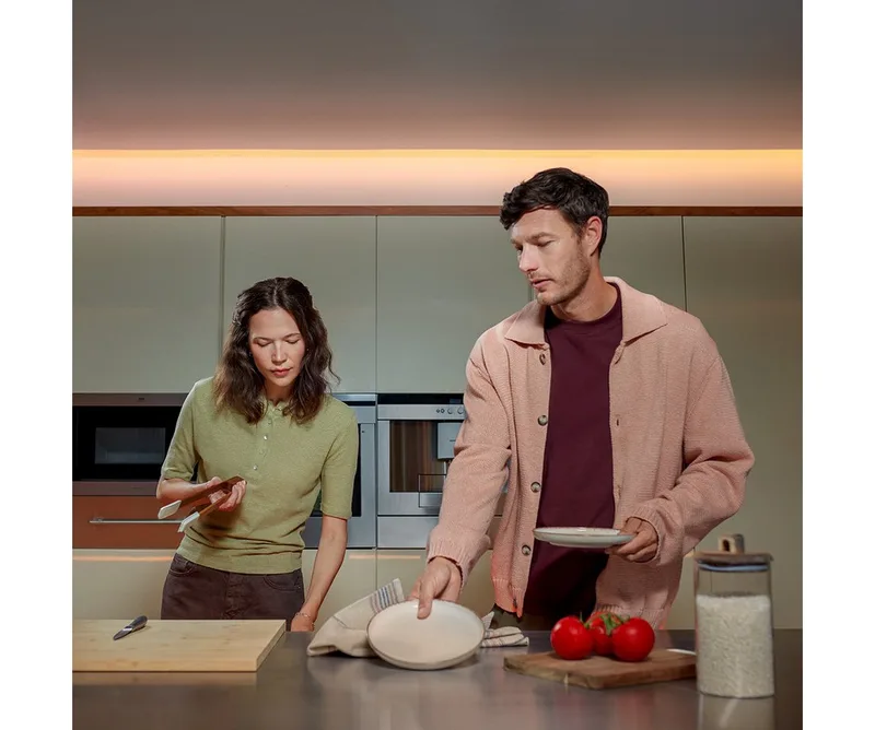 LED-Streifen Flux Ultra Bright Gradient Lightstrip van Philips Hue in Wit – productfoto 4 van 5