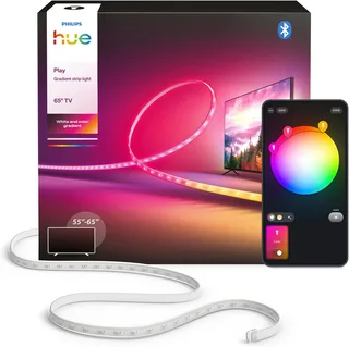 Play Gradient LED Strip voor 55 tot 65 inch TV van Philips Hue in Wit – productfoto 1 van 5