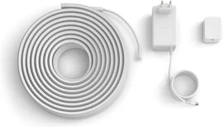 LED Stripe OmniGlow Gradient Premium Lightstrip, Gradient Farbverläufe, App-/Sprachsteuerung, zuschneidbar, Diffusor von Philips Hue in Weiß – Produktfoto 1 von 2