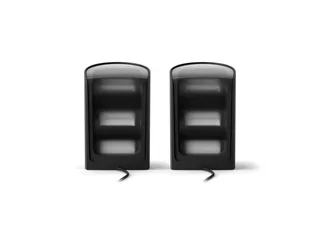 Play Wall Washer Zwart - 2-pack van Philips Hue in Zwart – productfoto 2 van 5