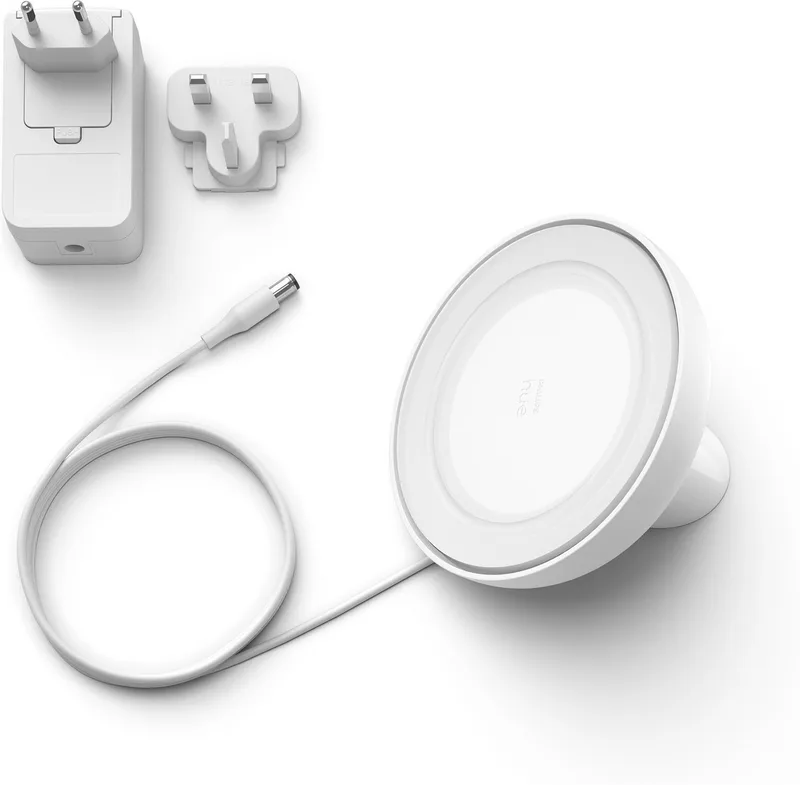LED Tischleuchte White & Color Ambiance Bloom Abschaltautomatik, Bluetooth, CCT - über Fernbedienung, Dimmfunktion, Einschlafhilfe, Farbsteuerung, Farbwechsel, Memory, nach Trennung vom Netz, Nachtlichtfunktion, RGB, Smart Home, Timerfunktion, Weckerfunktion, dimmbar über Fernbedie van Philips Hue in Wit – productfoto 5 van 5