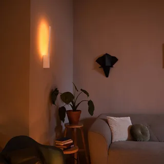 Liane LED wandlamp, RGBW de Philips Hue en Blanc – photo produit 4 sur 5