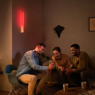 Liane LED wandlamp, RGBW de Philips Hue en Blanc – photo produit 5 sur 5