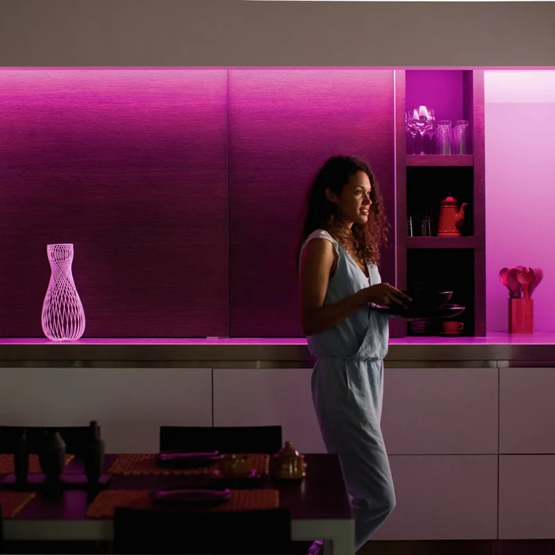LightStrip Plus 1 m verlengstuk de Philips Hue en Blanc, Helder – photo produit 1 sur 5