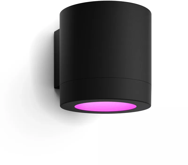 Muscari muurspot - tuinlamp - aanpasbaar wit en gekleurd licht -- rechthoek - IP44: weer- en windbestendig - slimme verlichting de Philips Hue en Noir – photo produit