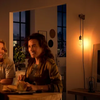 Philips Vintage hanglamp E27, roségoud de Philips Hue en Noir, Roségoud – photo produit 4 sur 5