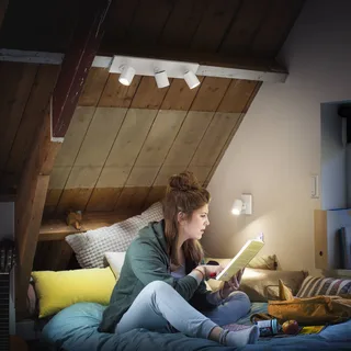 Runner LED-spot, 3-lamps, dimschakelaar de Philips Hue en Blanc – photo produit 3 sur 5