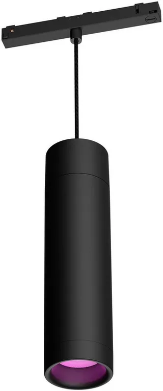Schienensystem-Leuchten Perifo Schienensystem Erweiterungs-Pendel, Dimmfunktion, LED fest integriert, Farbwechsler, 510 lm, 2000-6500 K, Leuchtdauer 25.000 Stunden, Made in Europe by Philips Hue in Black – product photo 2 of 5