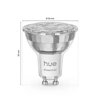 Smart LED lamp GU10, 5 W RGB CCT set van 3 van Philips Hue – productfoto 2 van 5