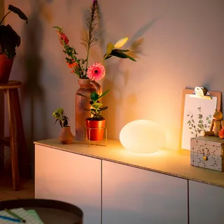 Smart tafellamp Flourish wit RGB CCT E27 van Philips Hue – productfoto 2 van 5