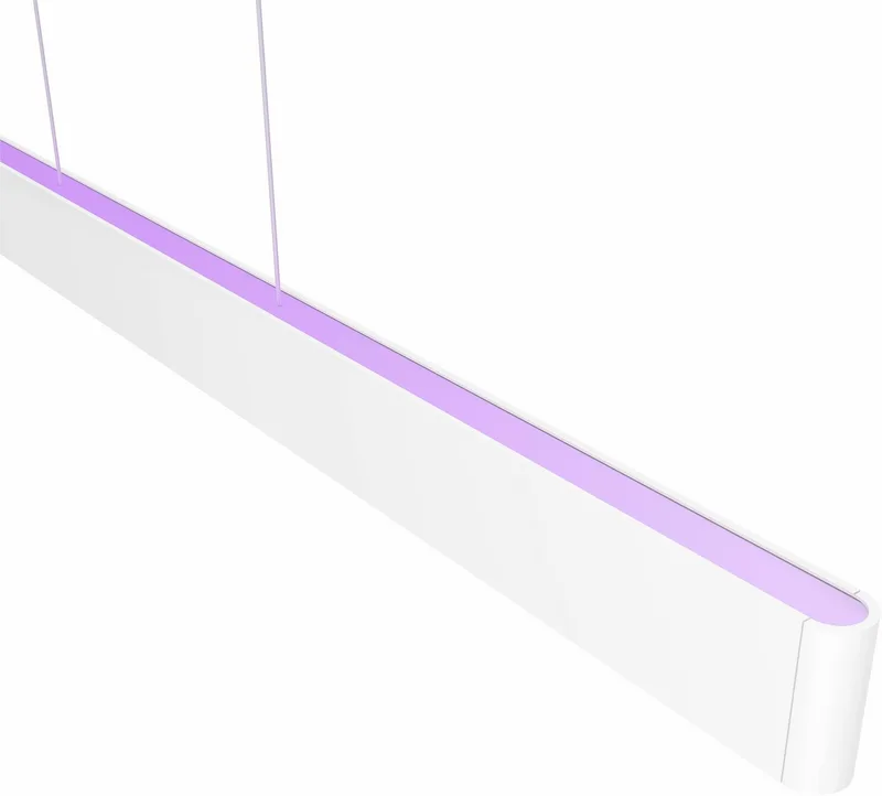 Smarte LED-Leuchte White & Color Ambiance Ensis Pendelleuchte Abschaltautomatik, Bluetooth, CCT - über Fernbedienung, Dimmfunktion, Farbsteuerung, Farbwechsel, Leuchtdauer einstellbar, Memoryfunktion, Nachtlichtfunktion, RGB, Smart Home, Timerfunktion, dimmbar über Fernbedienung, e by Philips Hue in White – product photo 5 of 5