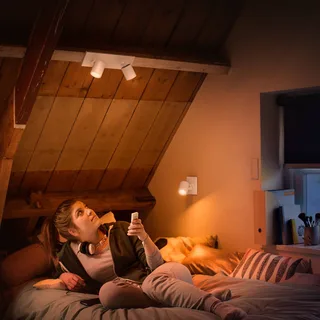 Spot Runner, 2-lamps, GU10, dimmerschakelaar de Philips Hue en Blanc – photo produit 3 sur 4