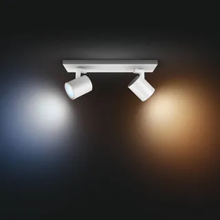 Spot Runner, 2-lamps, GU10, dimmerschakelaar de Philips Hue en Blanc – photo produit 4 sur 4