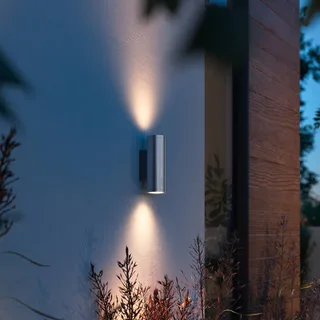 WACA Appear buitenwandlamp van Philips Hue in Roestvrij staal – productfoto 5 van 5
