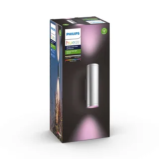 WACA Appear buitenwandlamp van Philips Hue in Roestvrij staal – productfoto 4 van 5