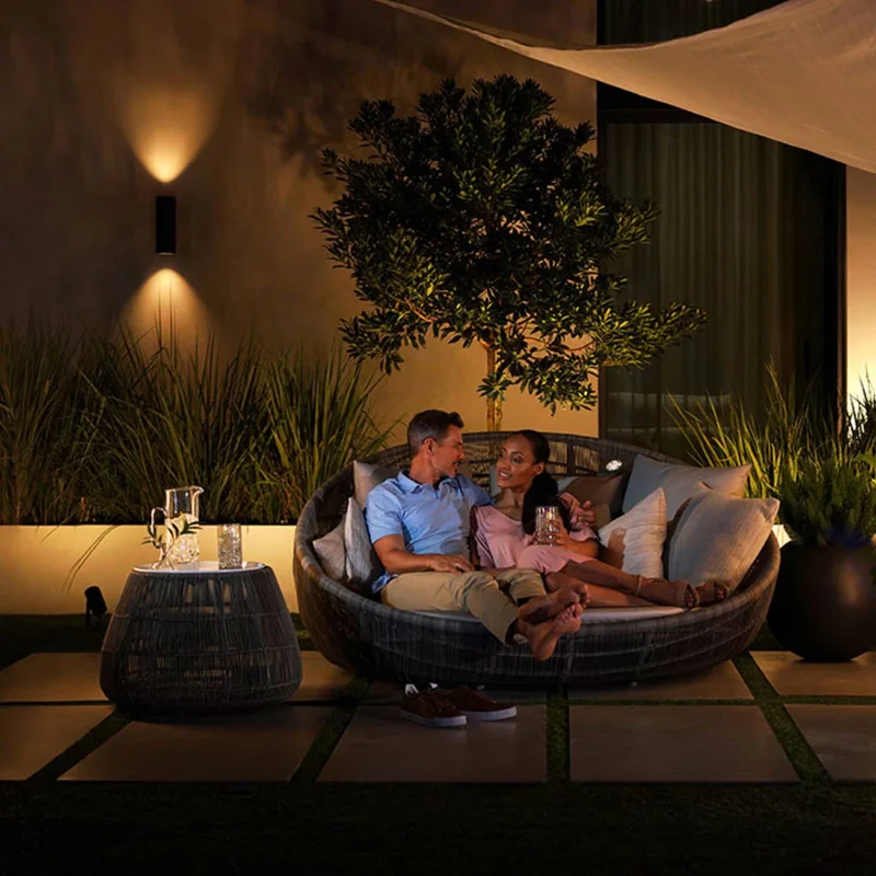 WACA Appear buitenwandlamp Up-and-Down de Philips Hue en Noir – photo produit 3 sur 5