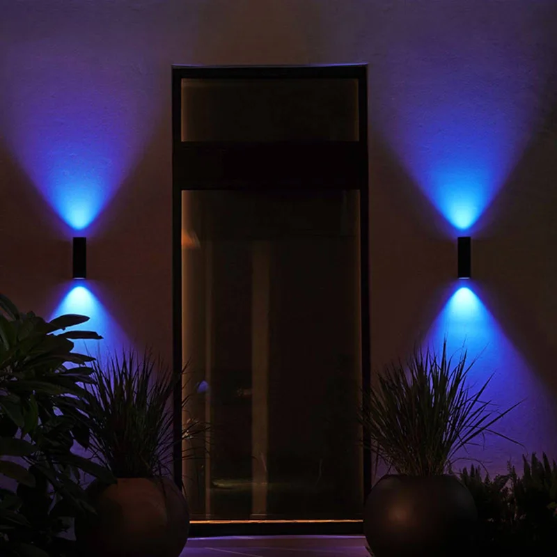 WACA Appear buitenwandlamp Up-and-Down de Philips Hue en Noir – photo produit 2 sur 5