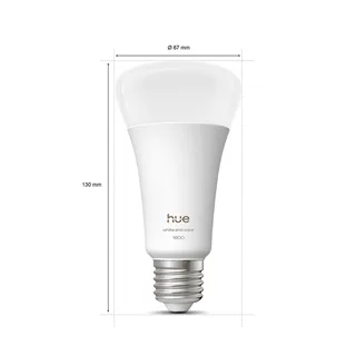 WACA Smart E27 LED, 11,8 W, 1600 lm, CCT, RGB de Philips Hue – photo produit 3 sur 5