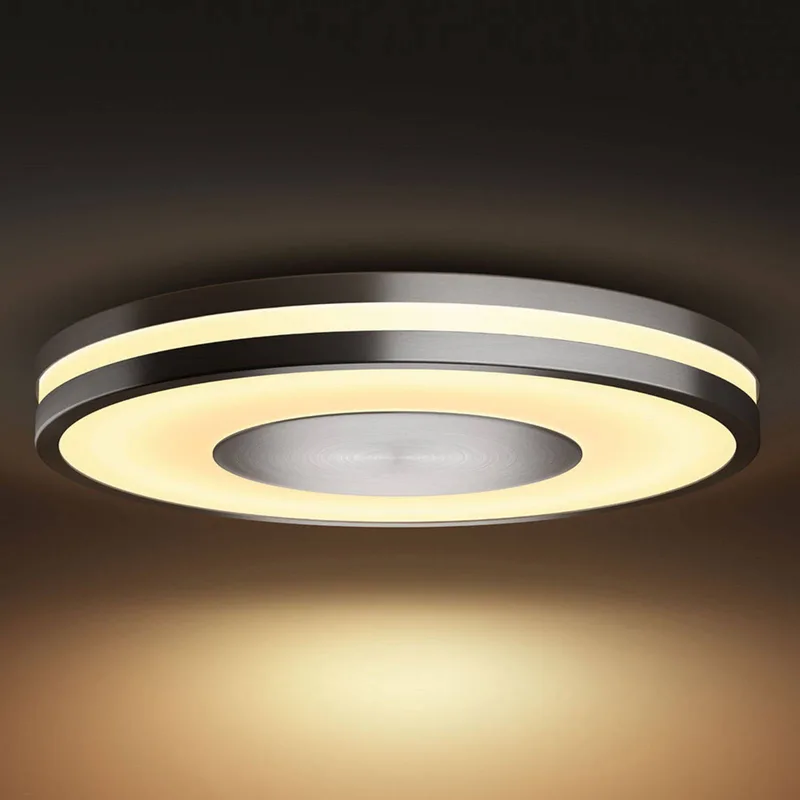White Ambiance Being plafondlamp alu van Philips Hue in Aluminium, Wit – productfoto 1 van 5