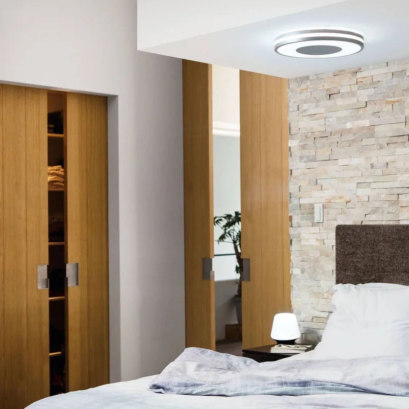 White Ambiance Being plafondlamp alu van Philips Hue in Aluminium, Wit – productfoto 4 van 5