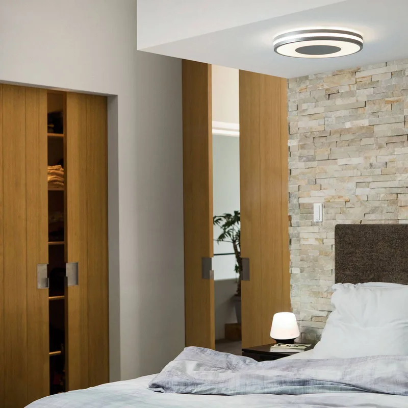 White Ambiance Being plafondlamp alu van Philips Hue in Aluminium, Wit – productfoto 3 van 5