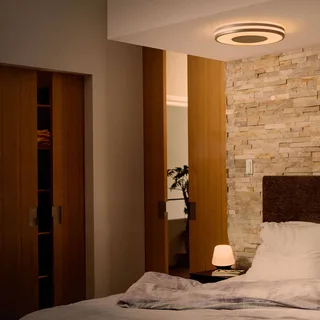 White Ambiance Being plafondlamp alu van Philips Hue in Aluminium, Wit – productfoto 5 van 5