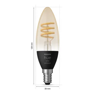 White Ambiance E14, 4,6 W, 350 lm, 2st fra Philips Hue – produktbillede 2 af 5
