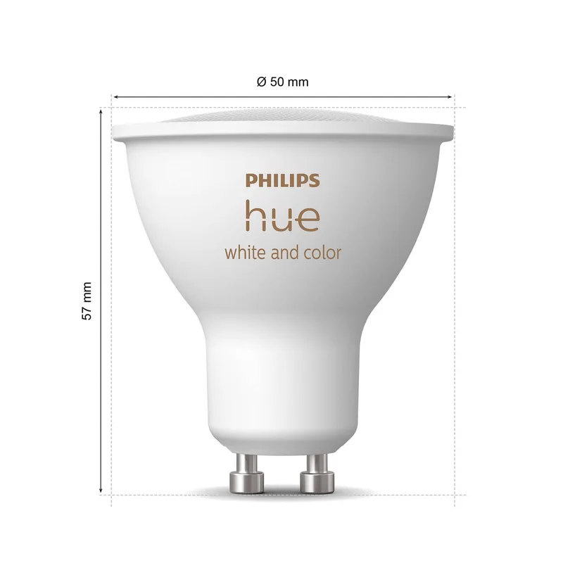 White & Colour Ambiance LED reflectorlamp GU10 4,2 W van Philips Hue – productfoto 1 van 2