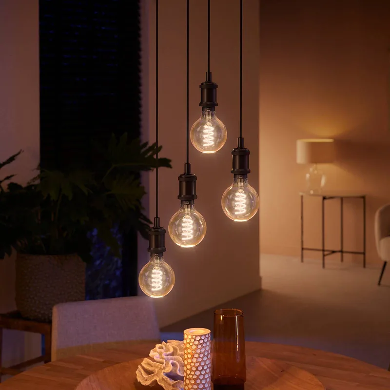 White E27 7W filament A60 550lm van Philips Hue – productfoto 4 van 5