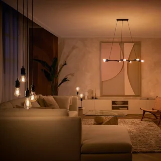 White E27 7W filament A60 550lm van Philips Hue – productfoto 2 van 5