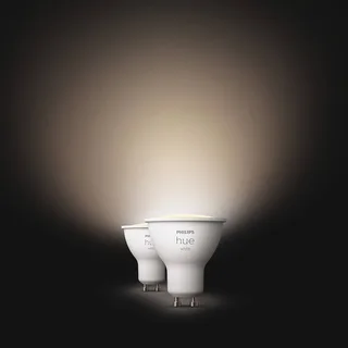 White LED-reflectorlamp GU10 4,2 W, set van 2 van Philips Hue – productfoto 2 van 2