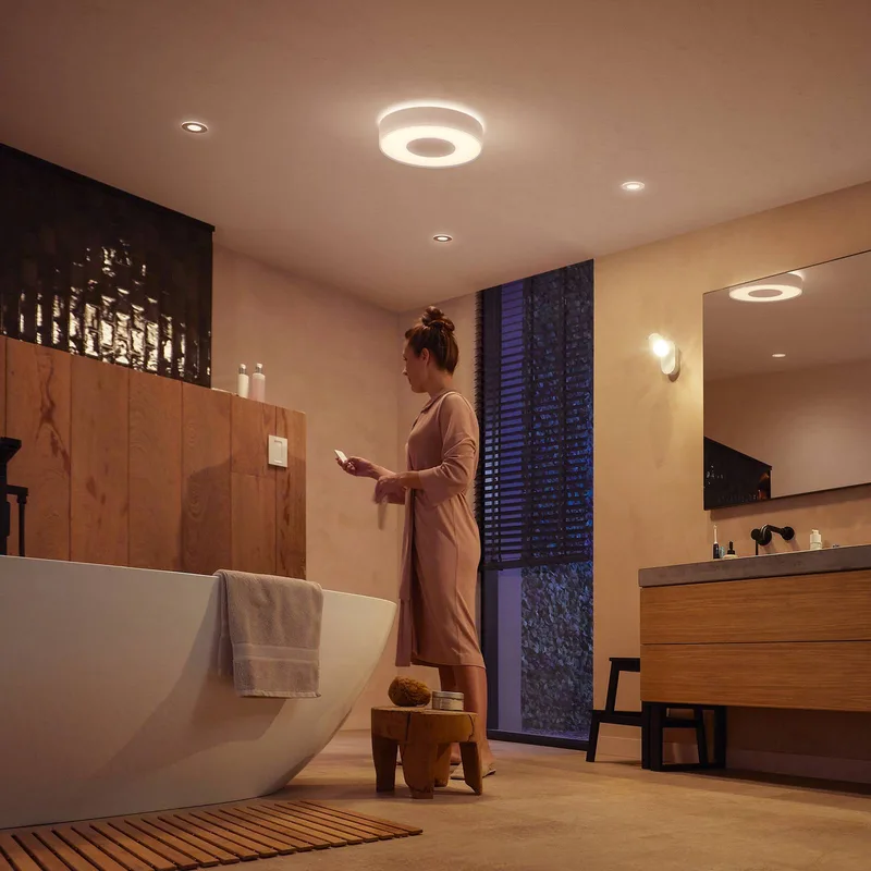 Xamento LED plafondlamp 38cm van Philips Hue in Wit – productfoto 2 van 5